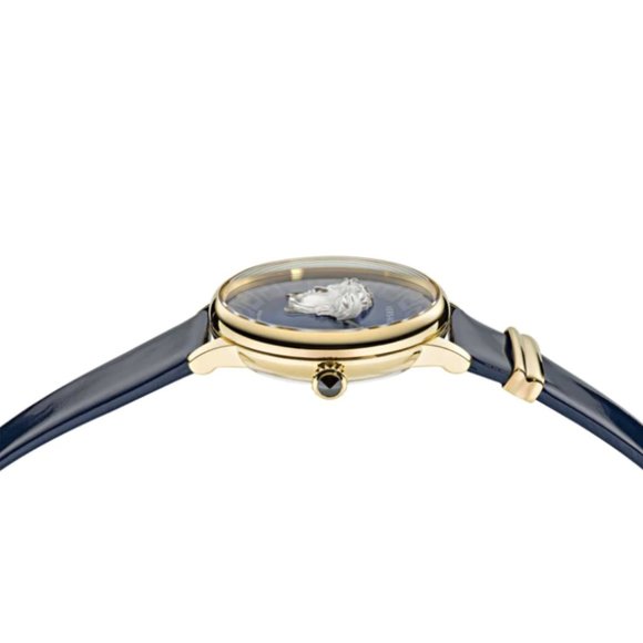 New!  Versace Medusa Blue Leather Women\'s Watch main image 5